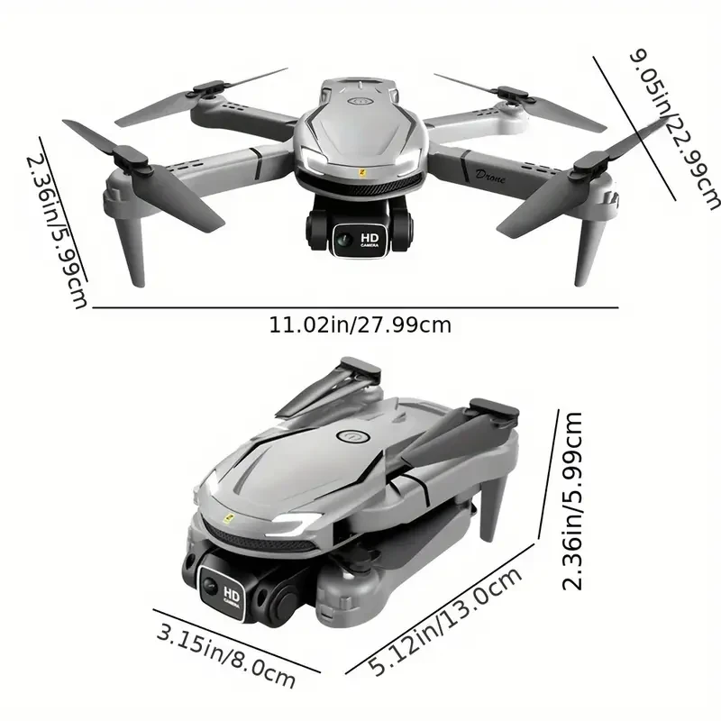 1pc Drone with Dual Camera, Remote Control Quadcopter, USB Charging, Accessories, Multi-Functional, Aerial Photography, 36V Max, 1800mAh Battery, 30m Height, 4m/s Speed, 90g Max Takeoff Weight, 80m Signal Range