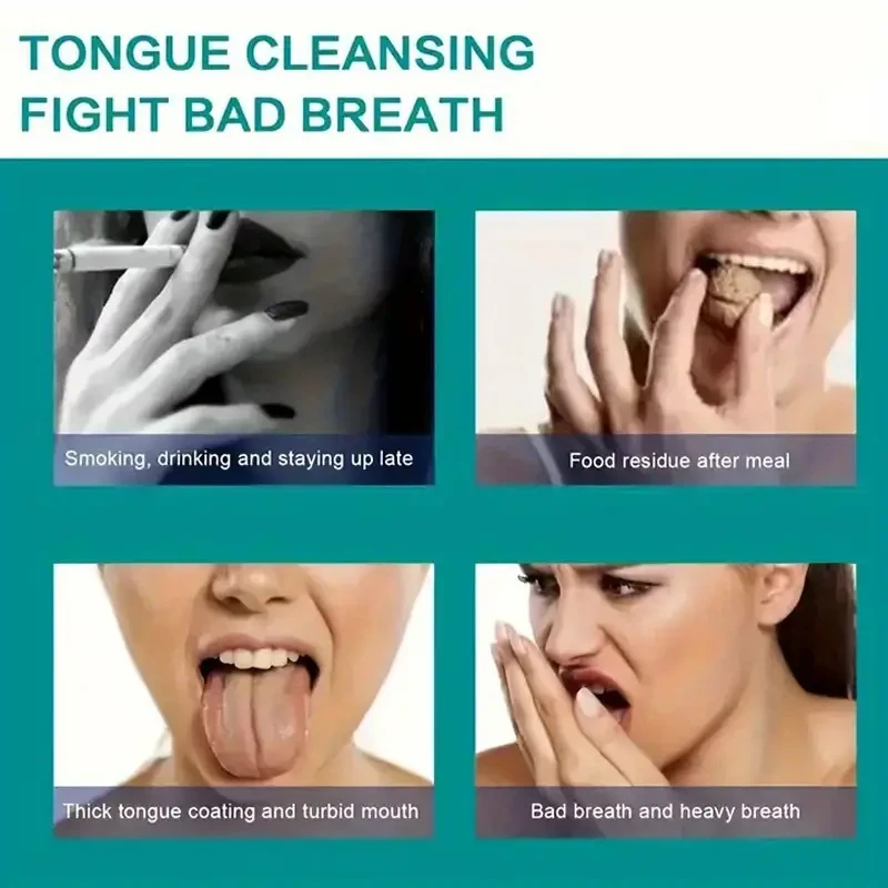 Reusable Stainless Steel Tongue Scraper - Comfort Grip Oral Care Tool