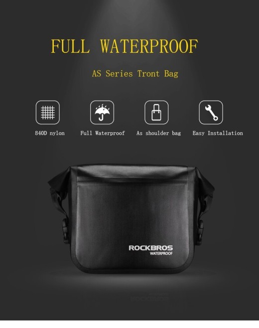 Bicycle front bag mountain bike folding bike front bag