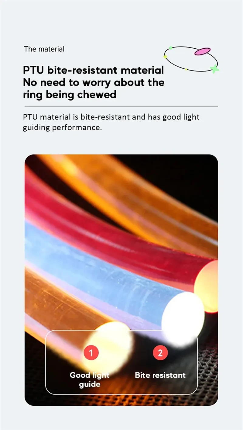 Dog Flying Discs Light Glowing LED LuminousTrainning Interactive Toys Game Flying Discs Dog Toy Pet Dog Accessories Pet Products