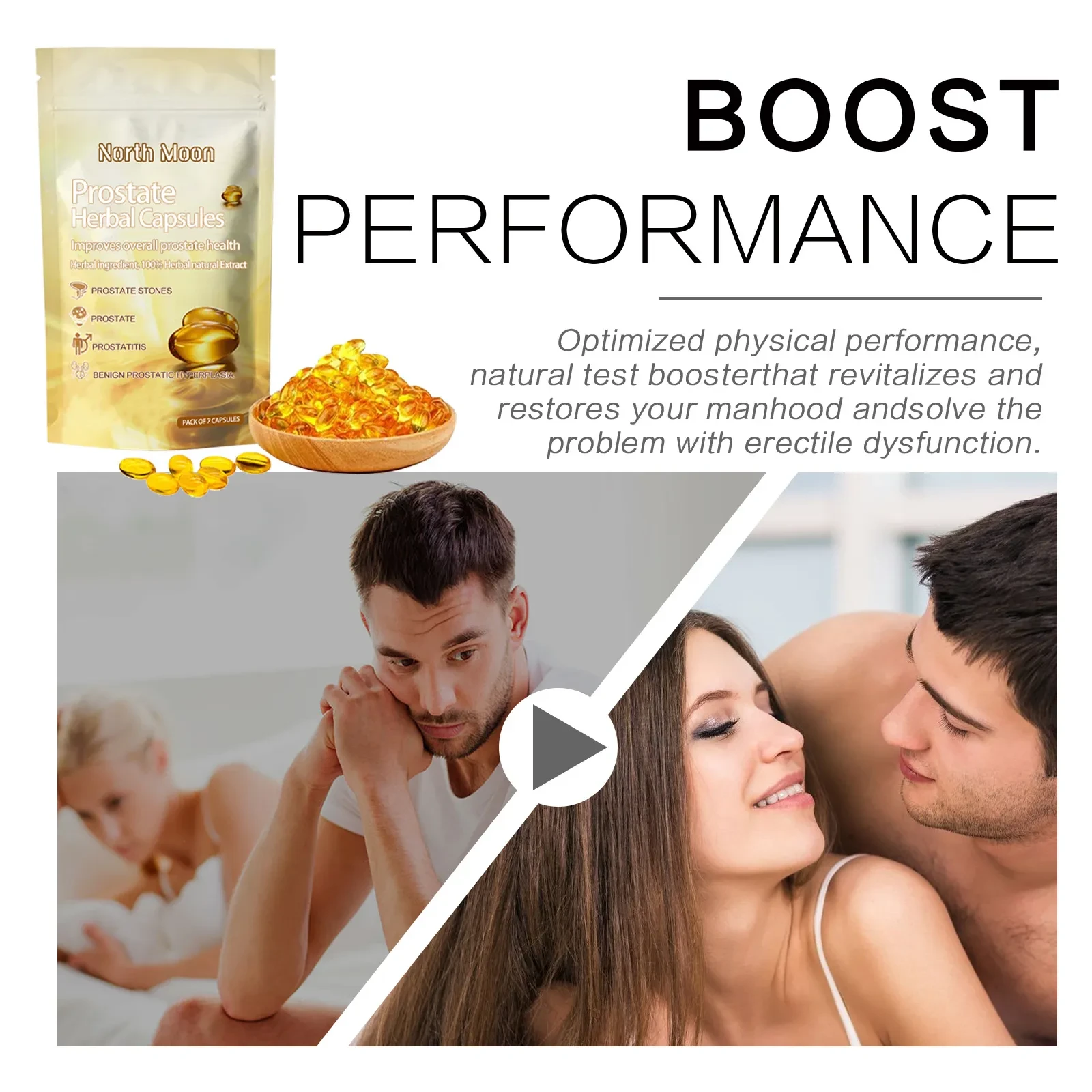 Relieve Male Front Discomfort Yang Warming Kidney Body Care Capsule