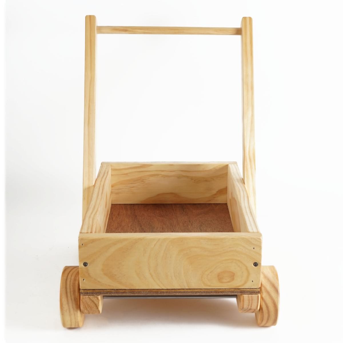 NZ Handmade Wooden Push Trolley