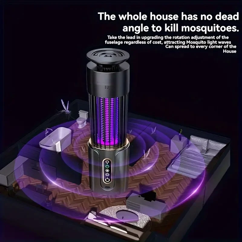 Rechargeable Multi-Functional Mosquito Killer Lamp - USB Powered Bug Zapper