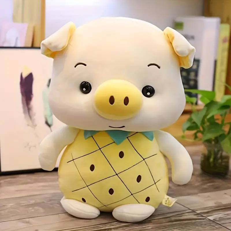 Adorable Pig Plush Toy - Soft Polyester Stuffed Animal