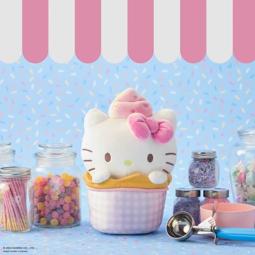 Hello Kitty Ice Cream Sundae Large Plush