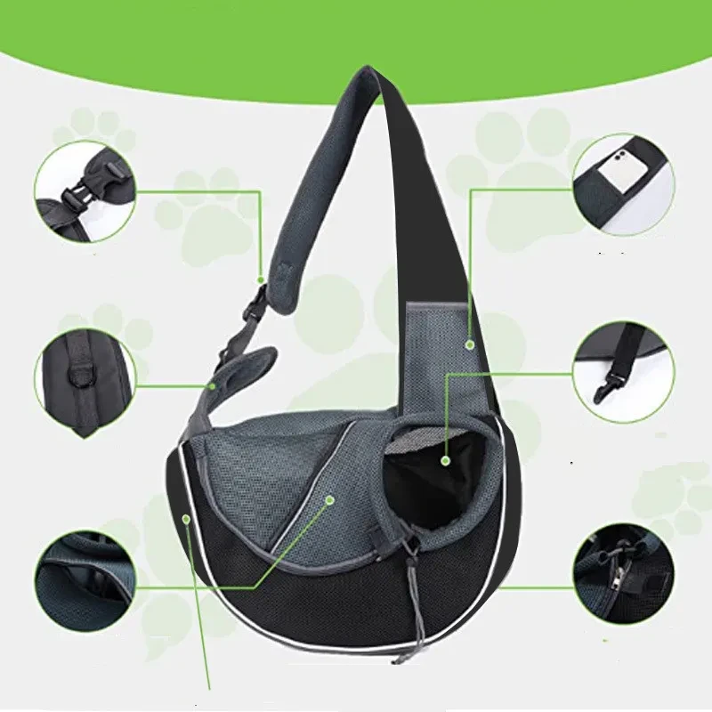 Portable Crossbody Pet Carrier for Women
