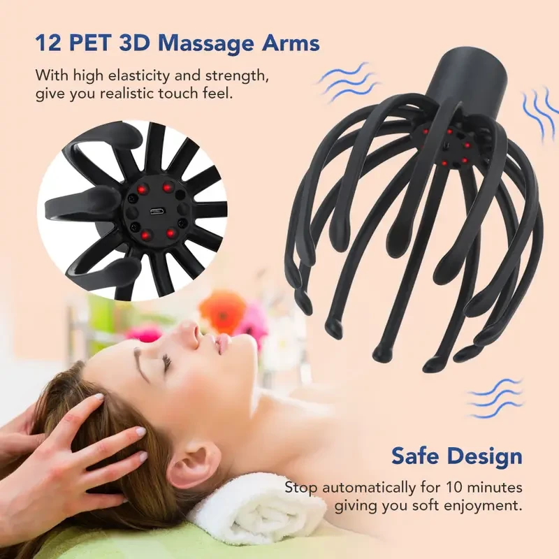Relieve Tension & Stress With This Electric Head Massager