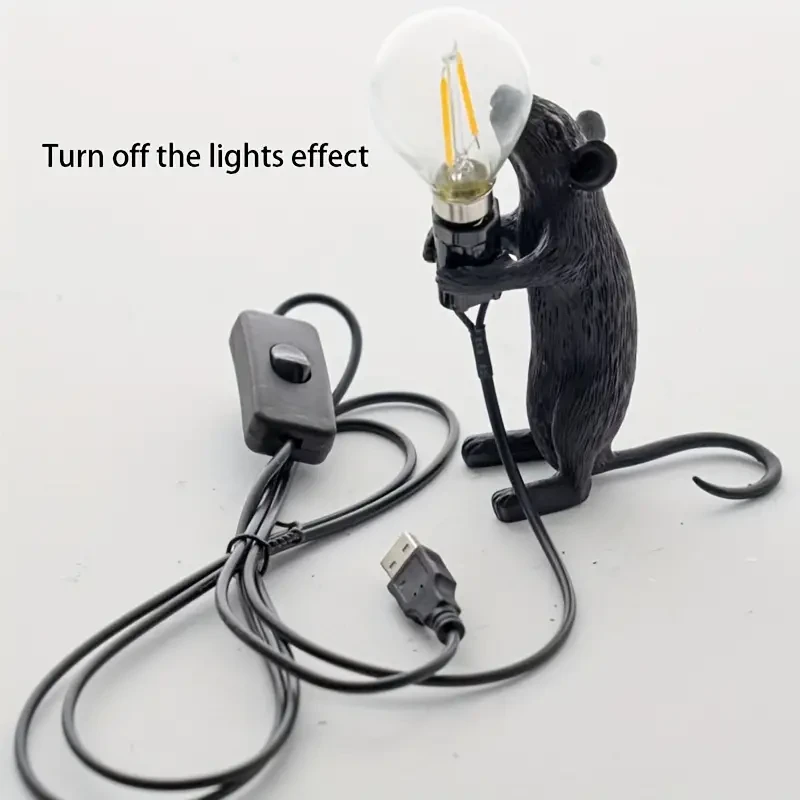 Chic Nordic-Inspired Mini Mouse Table Lamp