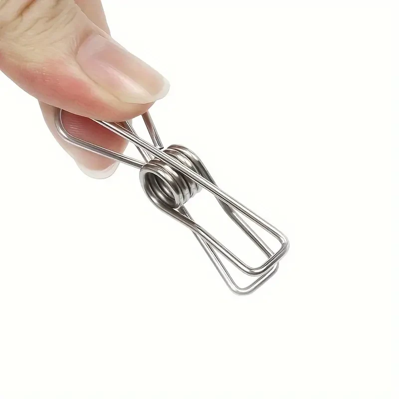 60-Pack Heavy Duty Stainless Steel Wire Clothespins