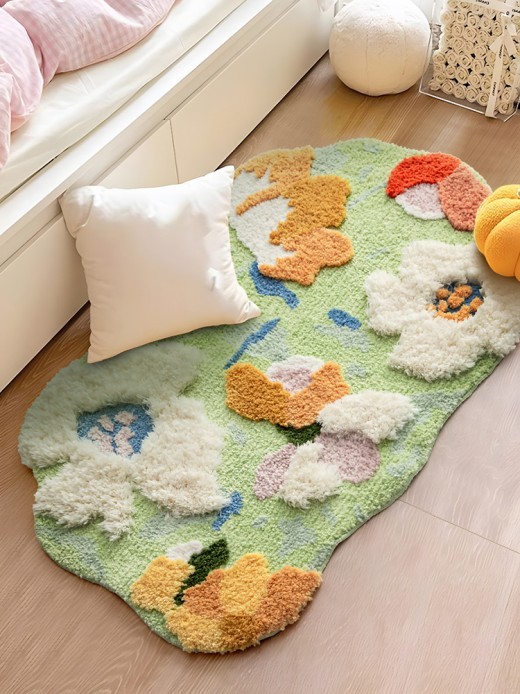 Bedroom Bedside Carpet Girl Room Decoration