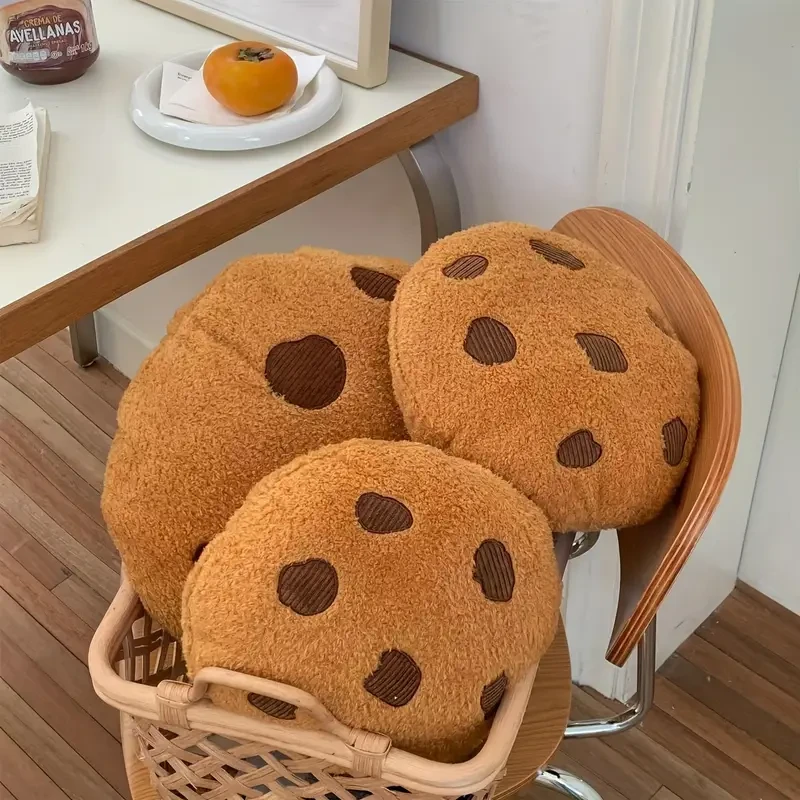 Cookie Biscuit Pillow Plush Sofa Cushion