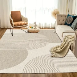 Modern Minimalist Geometric Area Rug