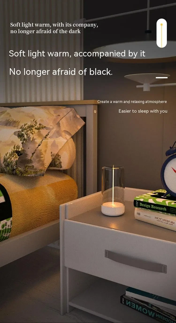 New LED Camping Light Type-c Rechargeable Portable Night Light With High Transparency And Anti Drop Creative Atmosphere Light