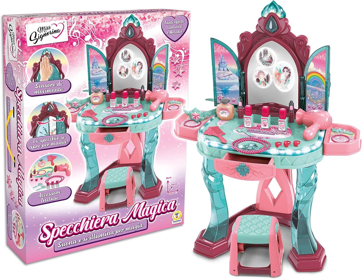 Kids Toy Dressing Table Play Set