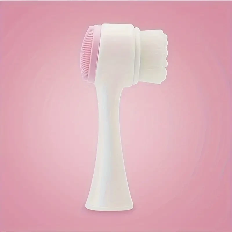 2-in-1 Silicone Facial Cleansing Brush
