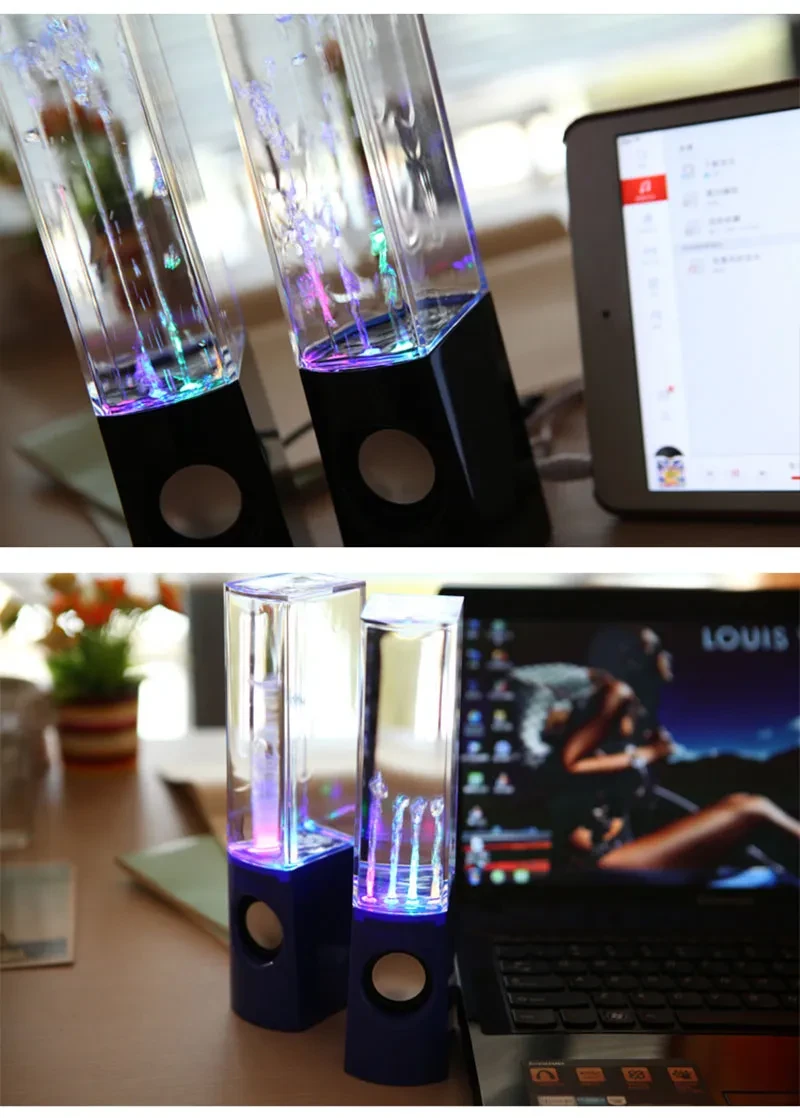 Wireless Dancing Water Speaker - LED Light Fountain