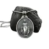 Pure Tin Miraculous Medal Virgin Mary Necklace