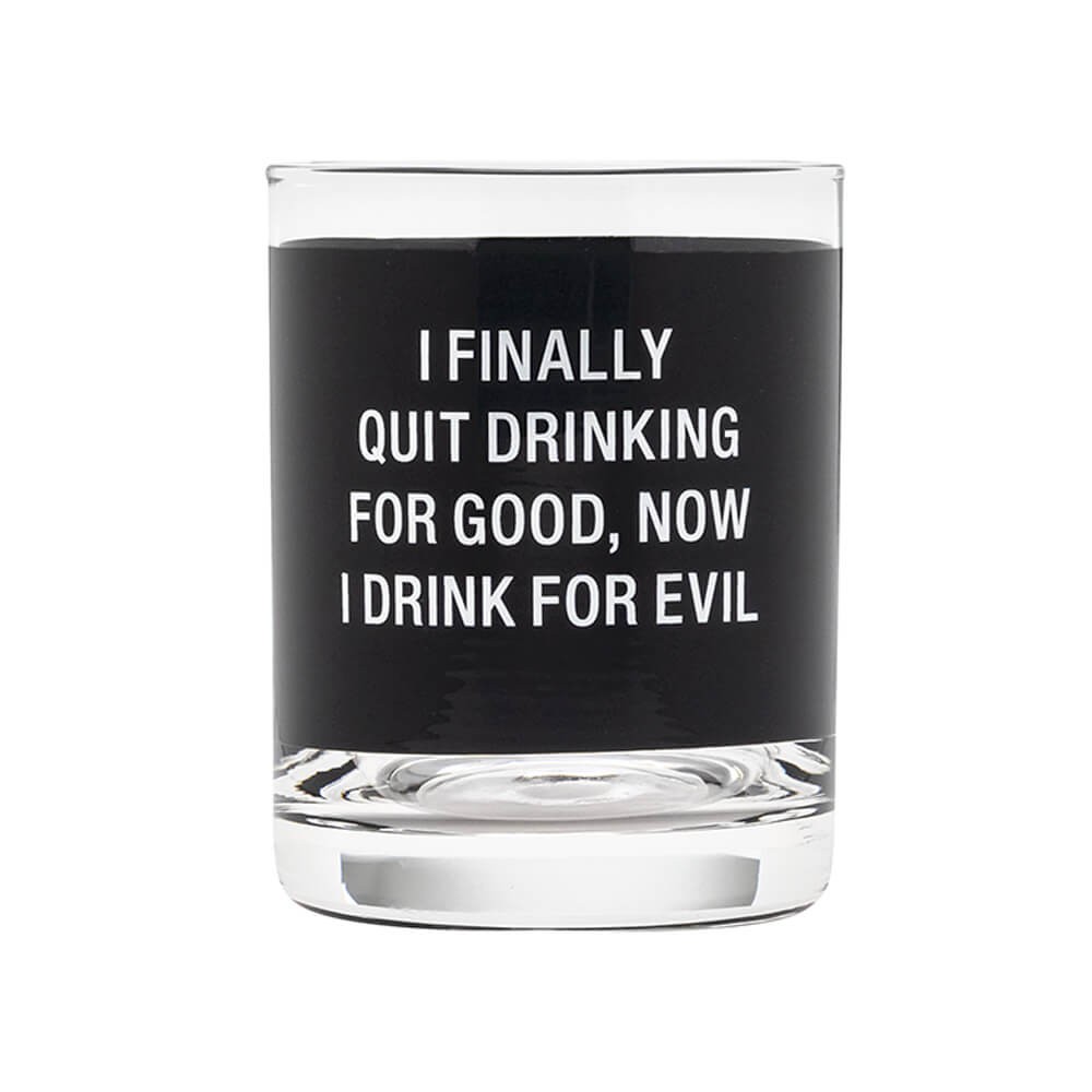 Rocks Glass: Drink For Evil
