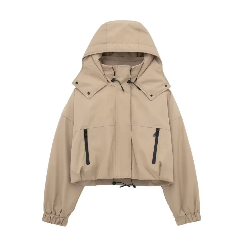Women's Fashion Hooded Short Jacket
