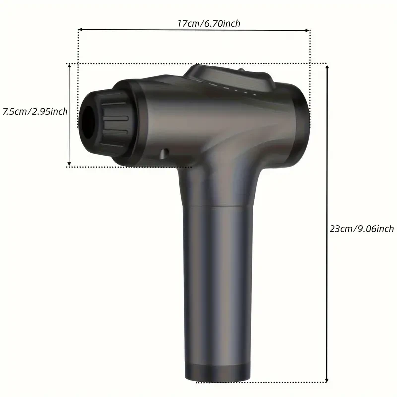 Massage Gun Deep Tissue - Percussion Massage Gun with 9 Attachments & 30 Speed