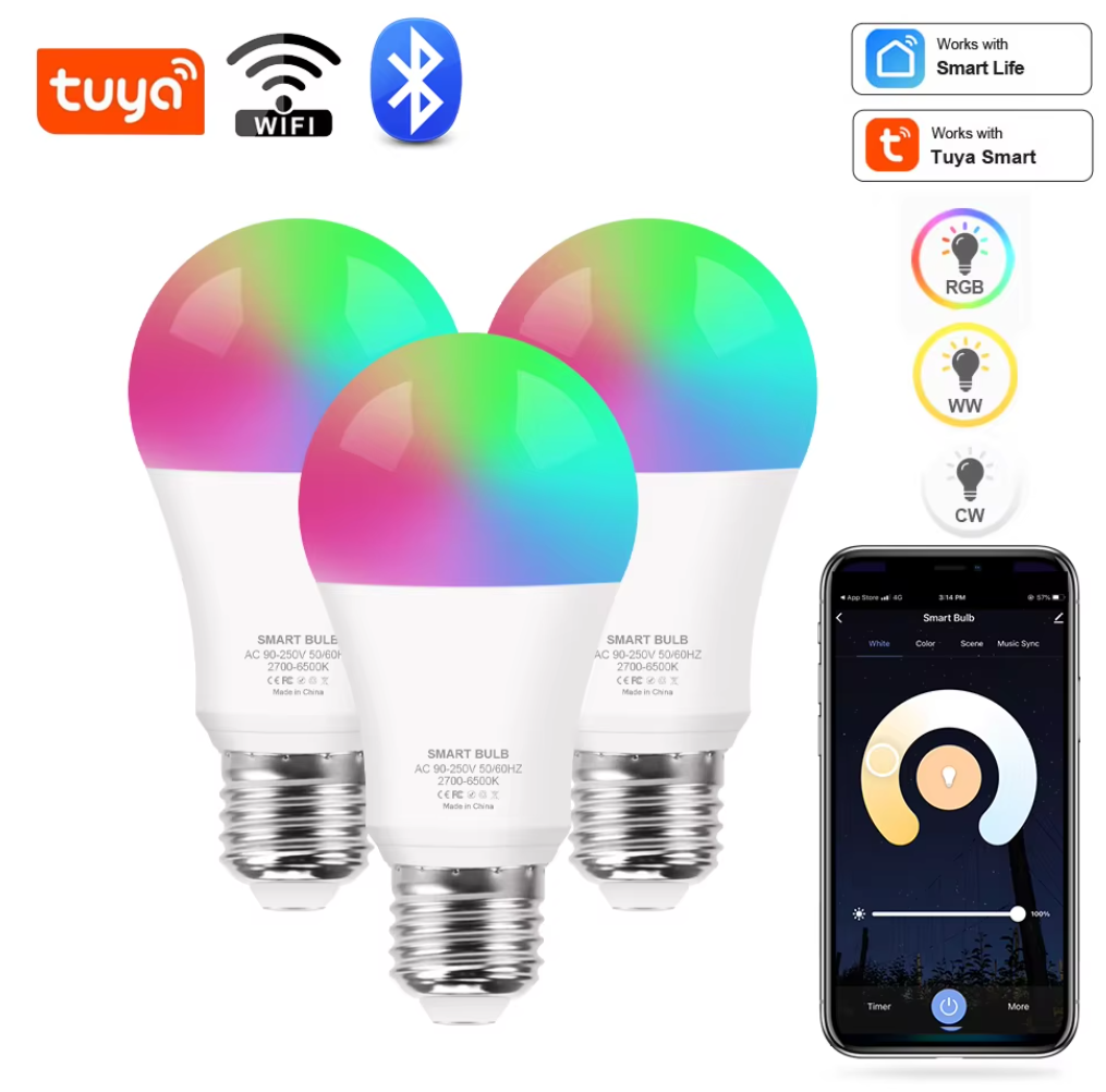 Tuya Wifi/Bluetooth Smart Bulb