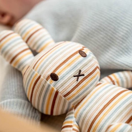Miffy Vintage Stripes All Over Print Soft Toy Small