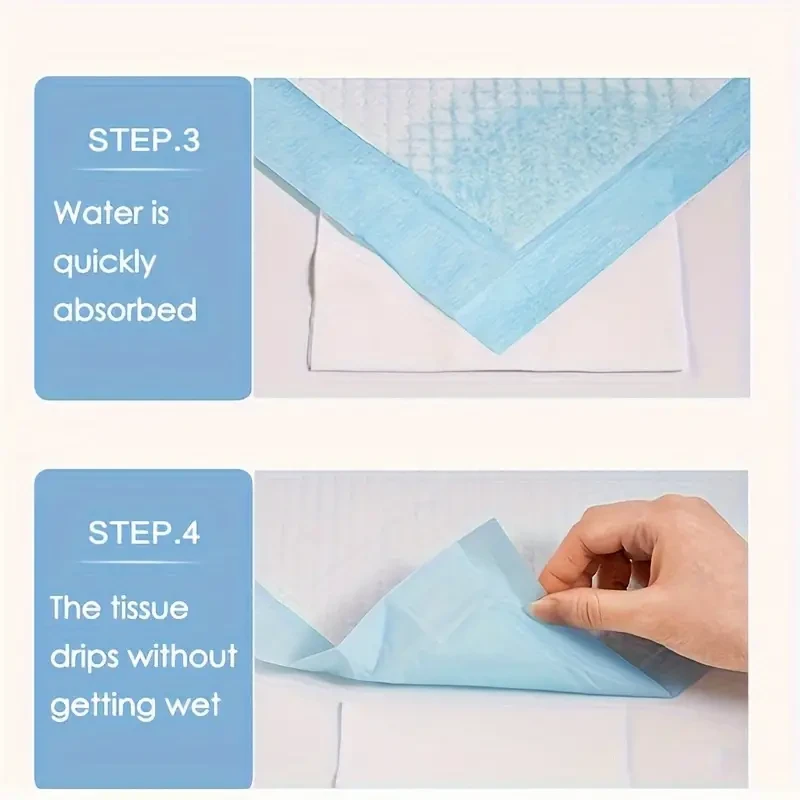 100pcs Leak-Proof Dog Pee Pads for House Training