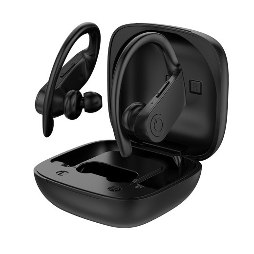 Digital display charging bin Bluetooth headset