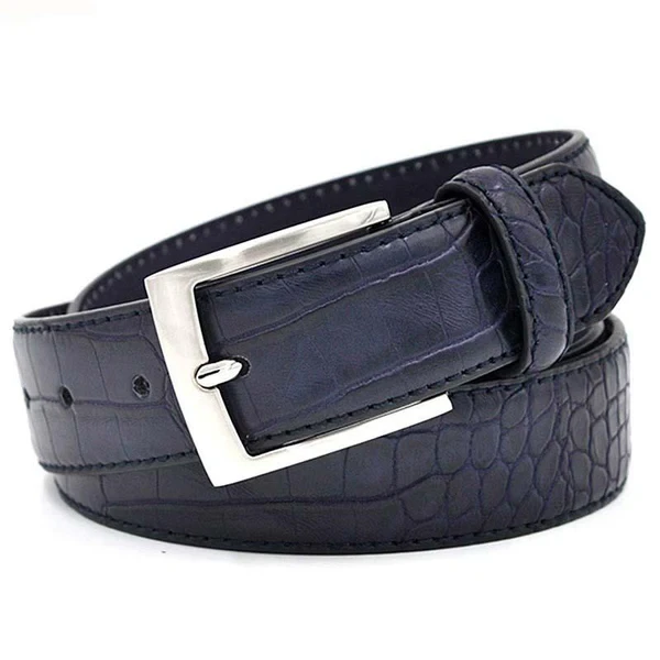 Pin Buckle Crocodile Belt