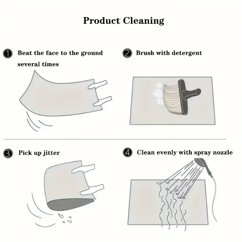 Anime 4pcs Car Floor Mats - Universal Fit, Durable Rubber Protection