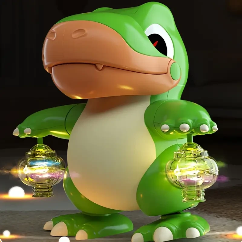 nteractive Singing and Dancing Dinosaur Toy with Colorful Lights - Musical Toy Suitable for 3 to 6-Year-Old Children - Great Gift for Halloween, Thanksgiving, and Christmas (AAA Batteries Not Included)