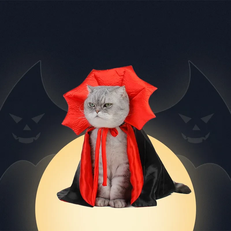 Halloween Cape Vampire King Costume for Pets