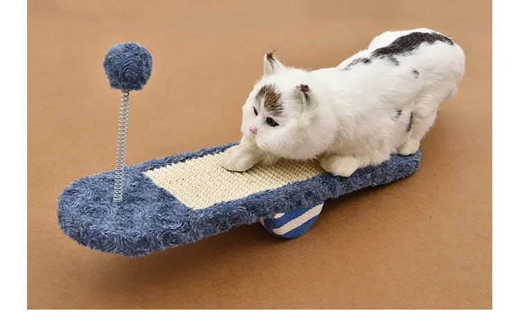 Cat kitten, seesaw toy