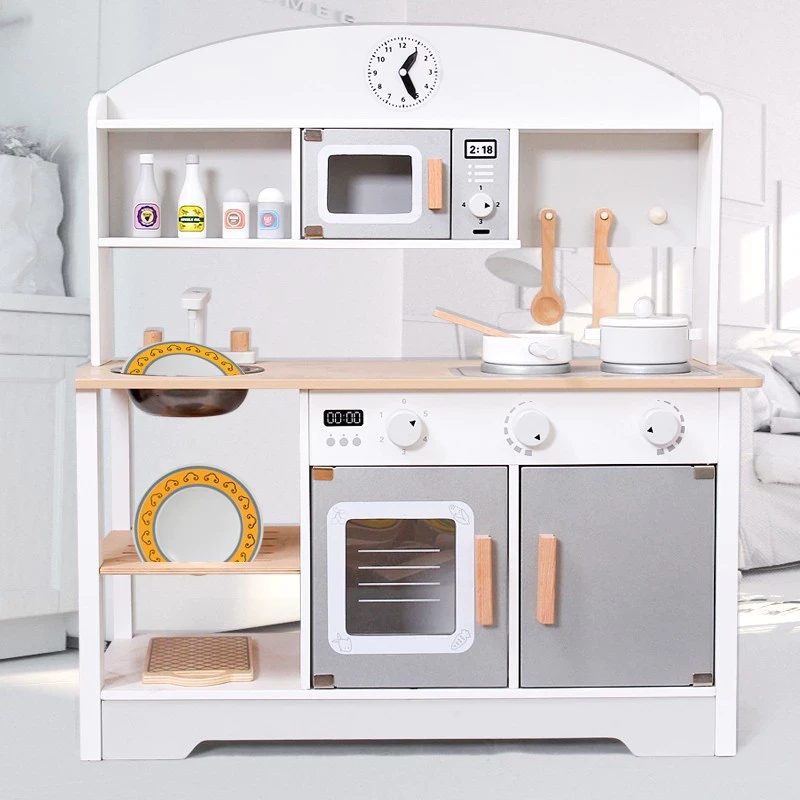 Wooden Toys Kitchen Set Model Japan Style