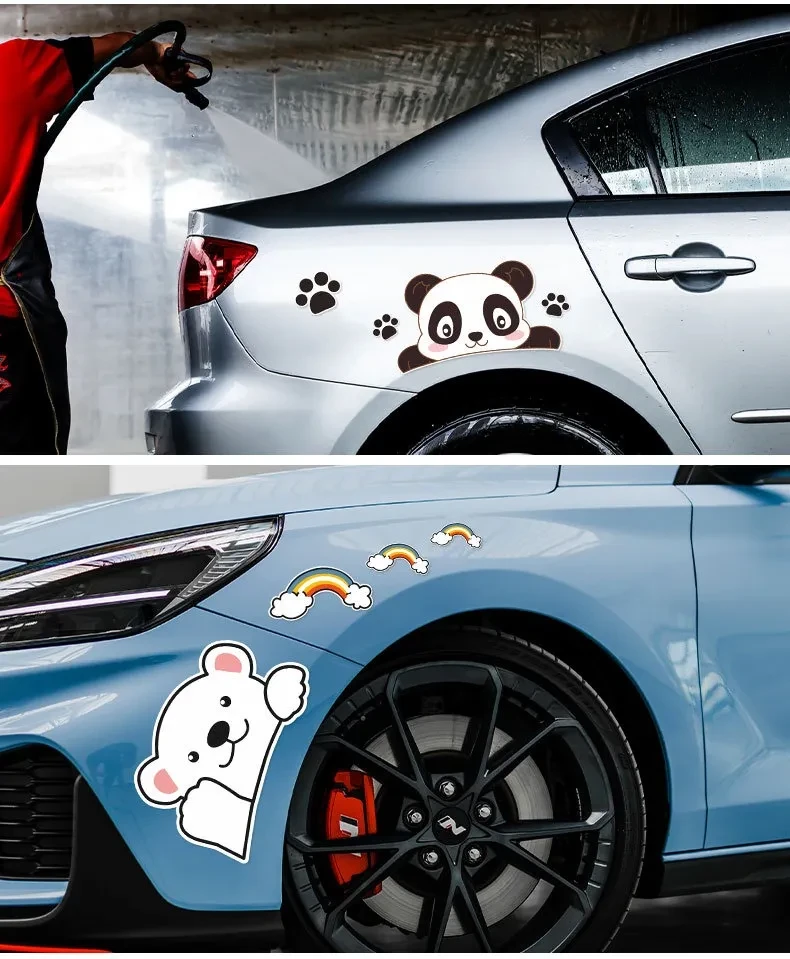Car Front Bumper Scratch Blocking Sticker