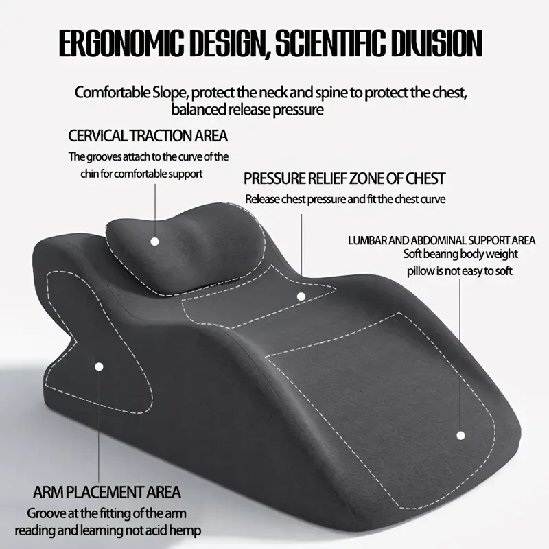 Ergonomic Memory Foam Pillow for All Sleep Positions - Neck & Back Support