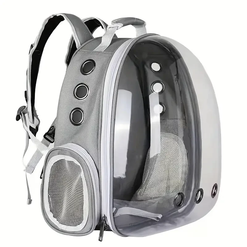 Breathable Transparent Space Capsule Cat Backpack - Durable Acrylic Pet Carrier