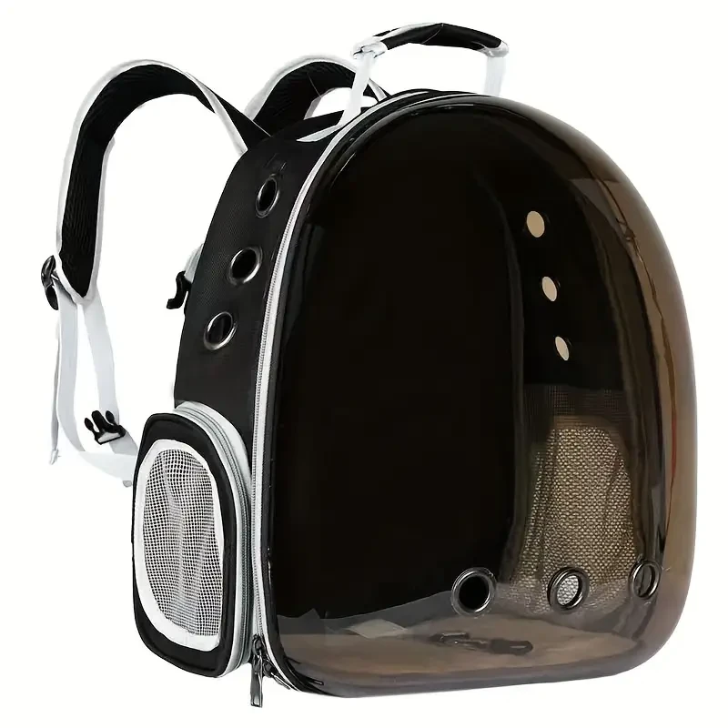 Breathable Transparent Space Capsule Cat Backpack - Durable Acrylic Pet Carrier