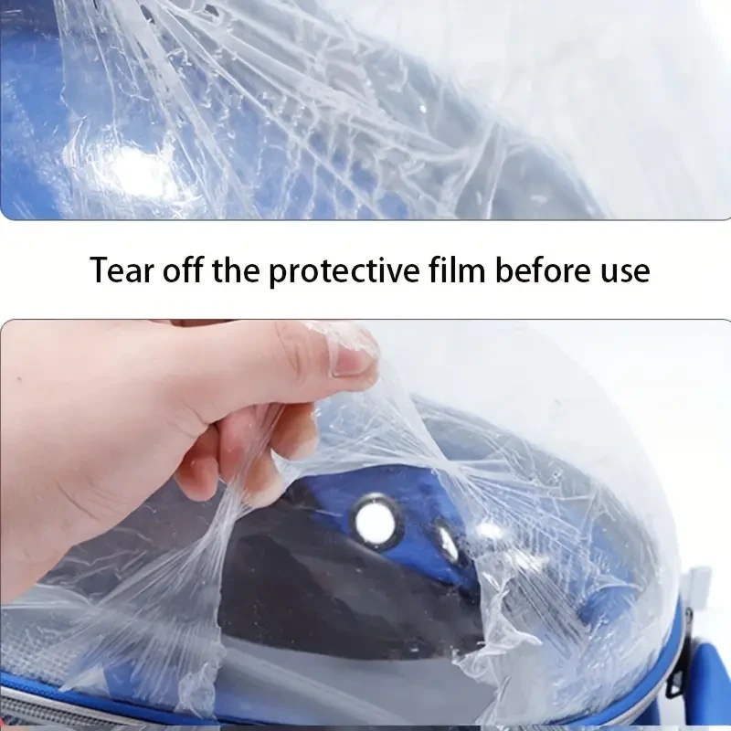 Breathable Transparent Space Capsule Cat Backpack - Durable Acrylic Pet Carrier