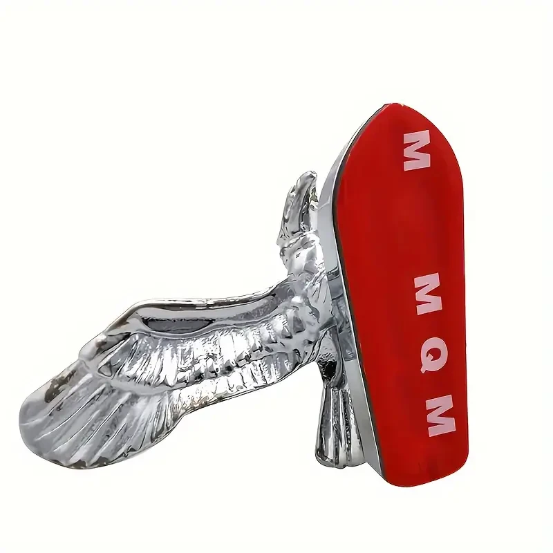 1pc 3D Metal Car Decal - Flying Eagle Hood Ornament Sticker
