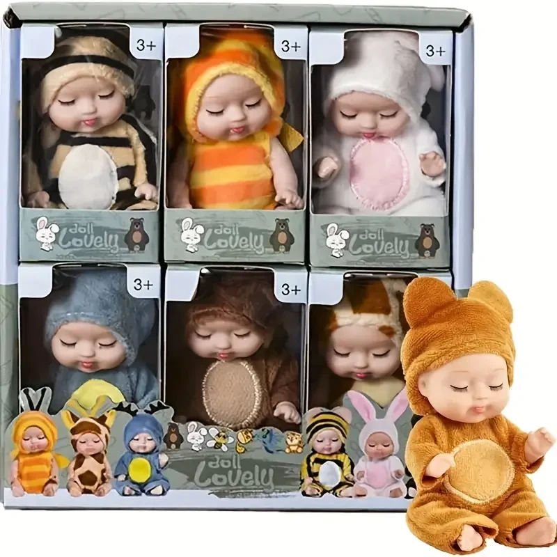 6-Piece Princess Doll Gift Box - The Perfect Birthday & Holiday Gift For Girls & Boys, Christmas/Halloween Gifts Easter Gift