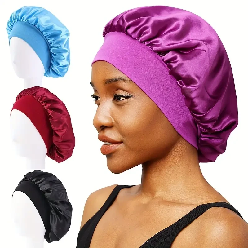 Luxurious Satin Sleep Cap for Women