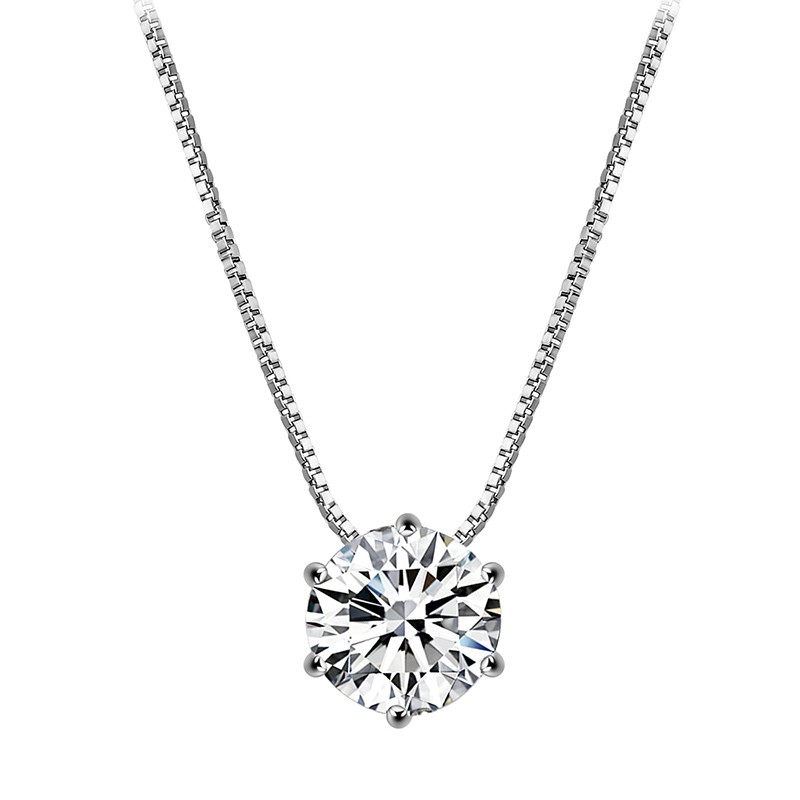 Hot 925 Sterling Silver Plated Necklac