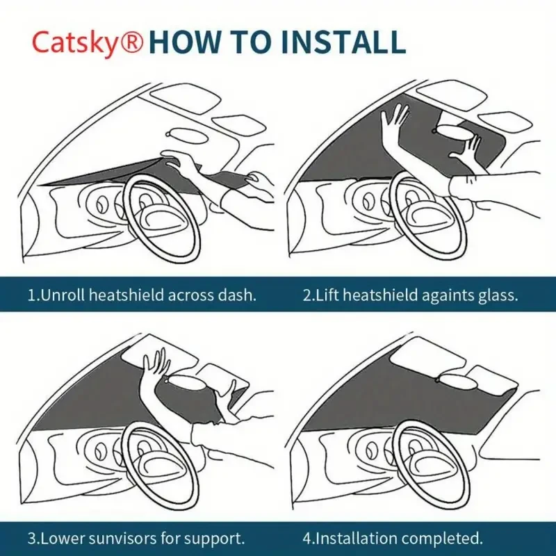 German Shepherd Car Sunshade