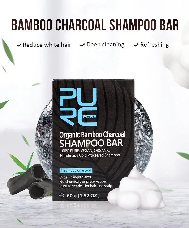 Shampoo Bamboo Charcoal Shampoo Soap