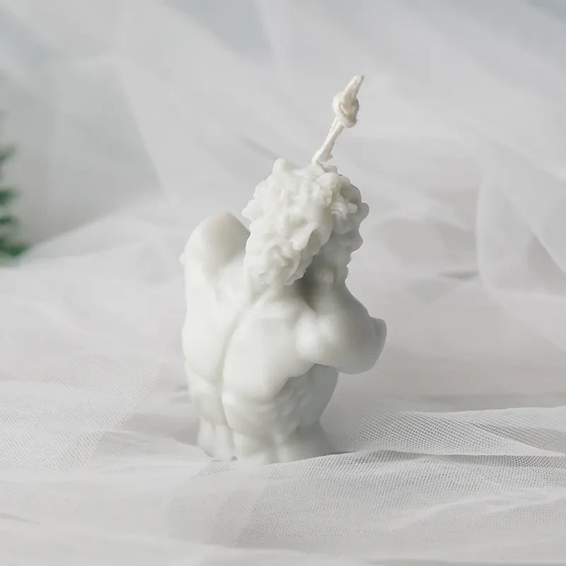 Laocoon bust candle mold