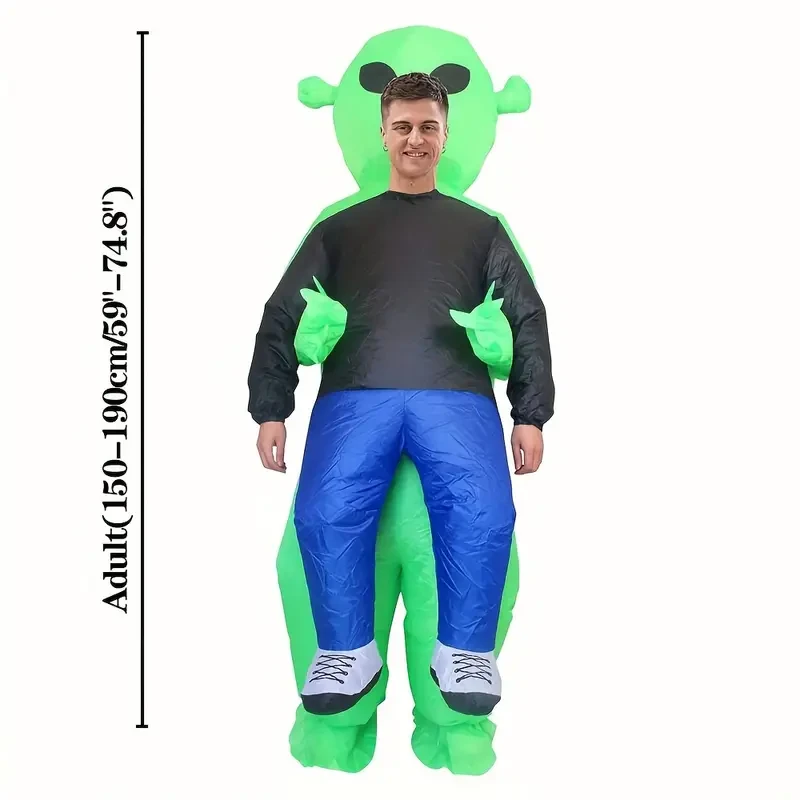Alien Inflatable Hugger Costume  Battery/USB Powered for Parties & Role-Playing