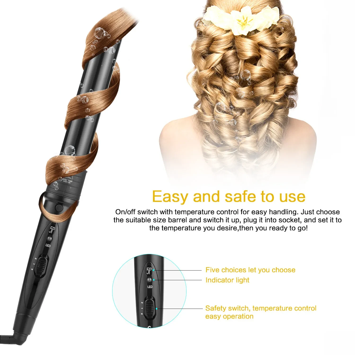 5p Ceramic Hair Curler Hair Care