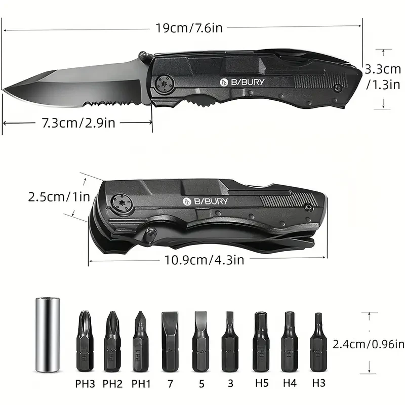 Multi Functional Outdoor Set - A Collection Of Tools
