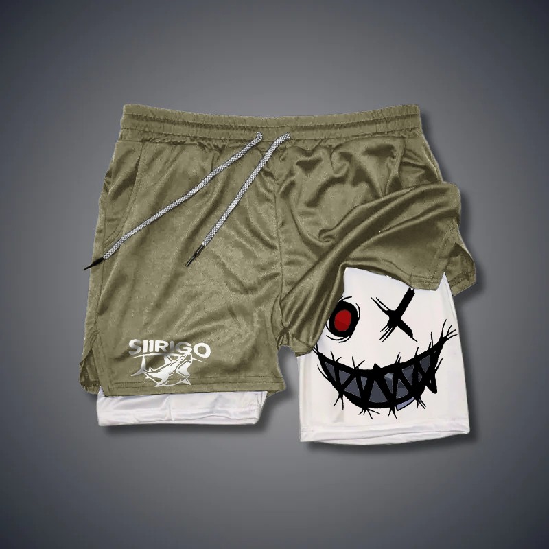 Men's Smiley Shorts Performance Shorts